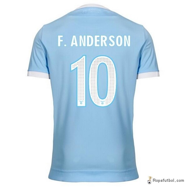 Camiseta Lazio Replica Primera Ropa F.Anderson 2017/18